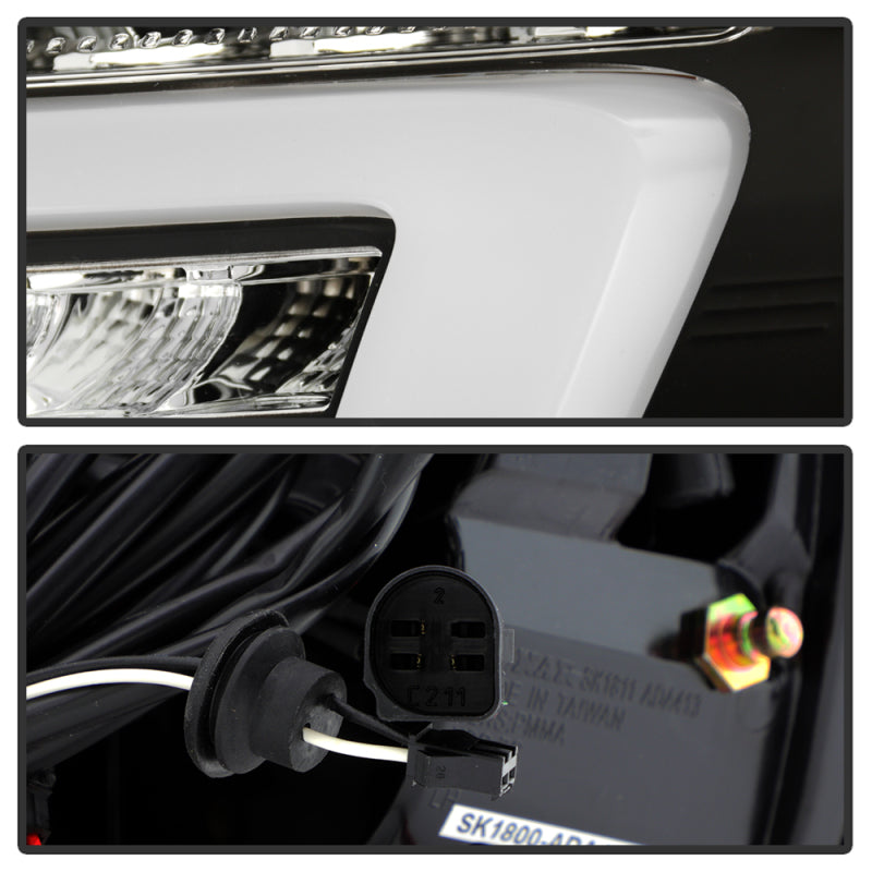 SPYDER 13-16 Audi A4 4DR LED Tail Lights LED Clear Reverse Lights - Black ALT-YD-AA413-SEQ-BK 5087171 5087171 User 2