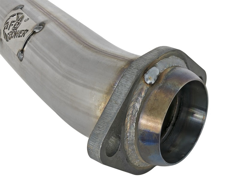aFe Loop-Delete Down-Pipe, Twisted Steel, 2-1/2in, 409 Stainless Steel 48-48024 Photo - Unmounted