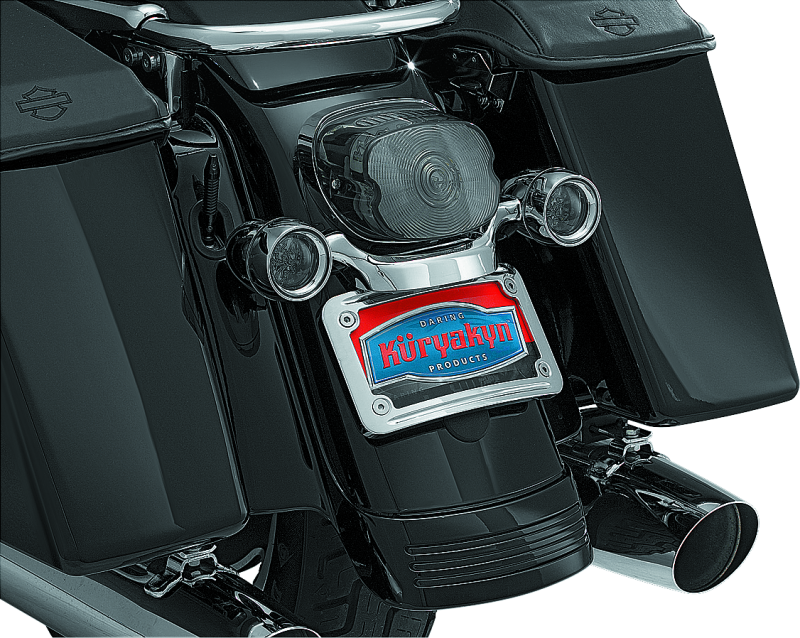 Kuryakyn Curved License Plate Mount 3163 3163 Photo - Primary