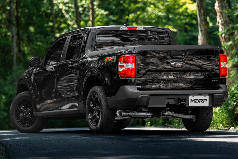 MBRP 2022+ Ford Maverick Aluminized Steel 4in OD Tip Single Side Exit 3in Cat Back Exhaust S5267AL S5267AL Photo - lifestyle view