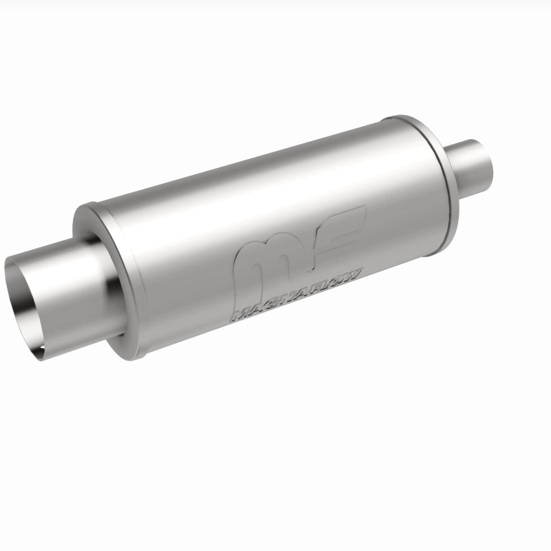 MagnaFlow 6" Round Center/Center Performance Muffler With Tip 14822 360 Degree Image Set