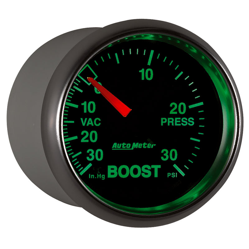 Autometer GS 52mm 30 In Hg.-Vac/30 PSI Mechanical Vacuum/Boost Gauge 3803 3803 User 5