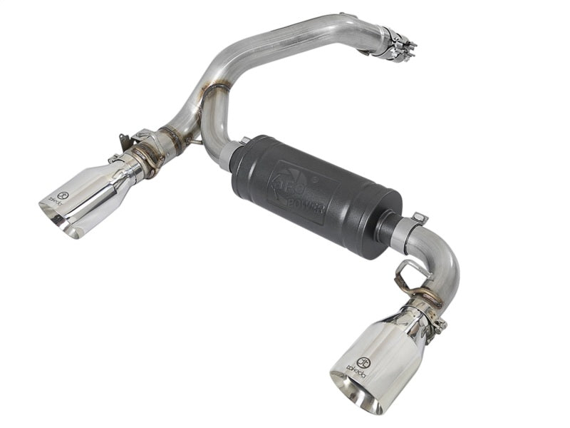 aFe Takeda 3in 304 SS Axle-Back Exhaust System w/ Polished Tip 16-18 49-33104-P Photo - Primary