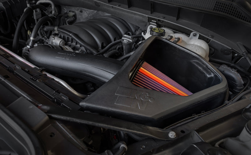 K&N Engineering K&N 19-24 Chevy Silverado (5.3L/6.2L V8) NextGen Cold Air Intake 50-3110 50-3110 Photo - Mounted