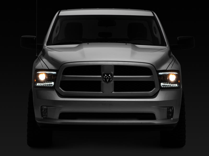 Raxiom 09-18 RAM 1500 LED Projector Headlights w/ Switchback Turn Signals- Blk Housing (Clear Lens) R111520 R111520 Photo - Close Up