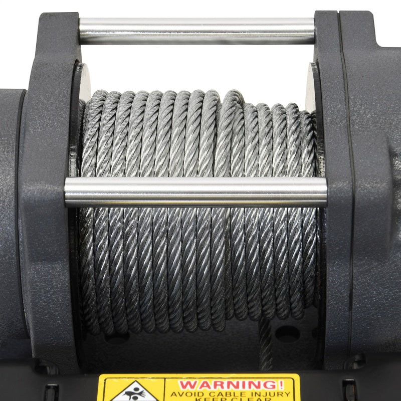 Superwinch 2500 LBS 12V DC 3/16in x 40ft Steel Rope Terra 2500 Winch - Gray Wrinkle 1125260 1125260 Photo - Unmounted