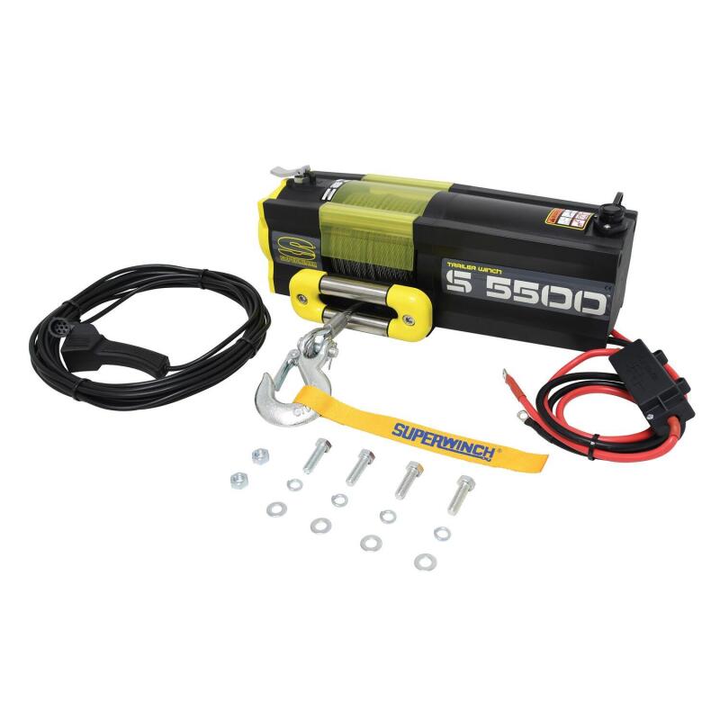 Superwinch 5500 LBS 12 VDC 7/32in x 60ft Steel Rope S5500 Winch 1455200 1455200 Photo - Close Up