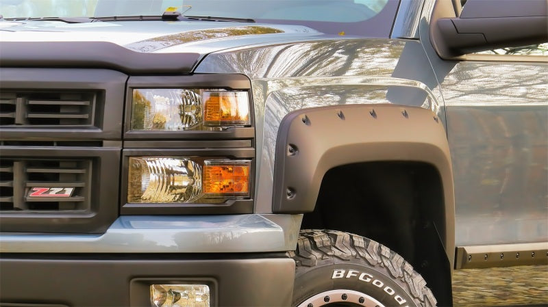EGR 14+ Chev Silverado 5ft Bed Bolt-On Look Fender Flares - Set - Matte 791675 791675 Photo - Mounted