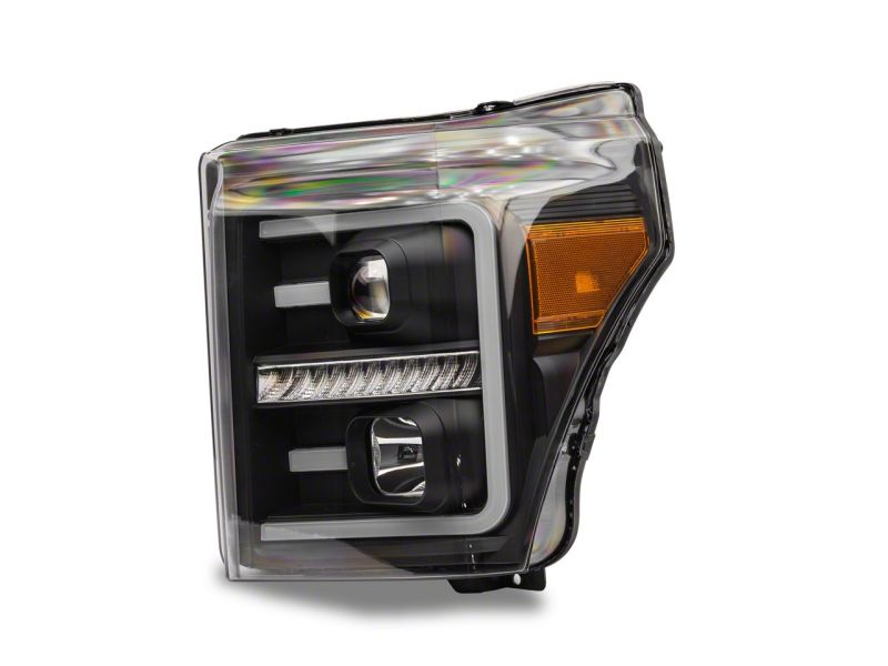 Raxiom 11-16 Ford F-250 Super Duty LED Projector Headlights - Blk Housing (Clear Lens) SD3620 SD3620 Photo - Close Up