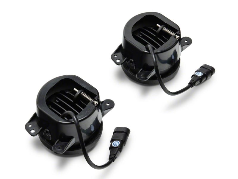 Raxiom 07-23 Jeep Wrangler JK & JL Axial Series Tri-Bar LED Fog Lights- Amber J130810 J130810 Photo - Close Up