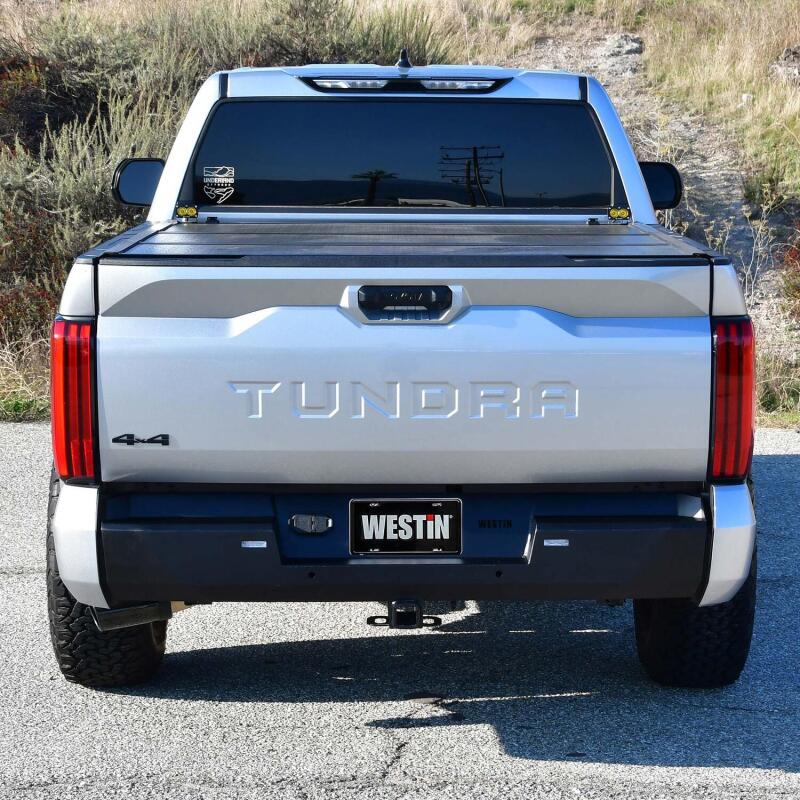 Westin 22-24 Toyota Tundra Pro-Series Rear Bumper - Textured Black 58-421185 58-421185 Photo - Mounted