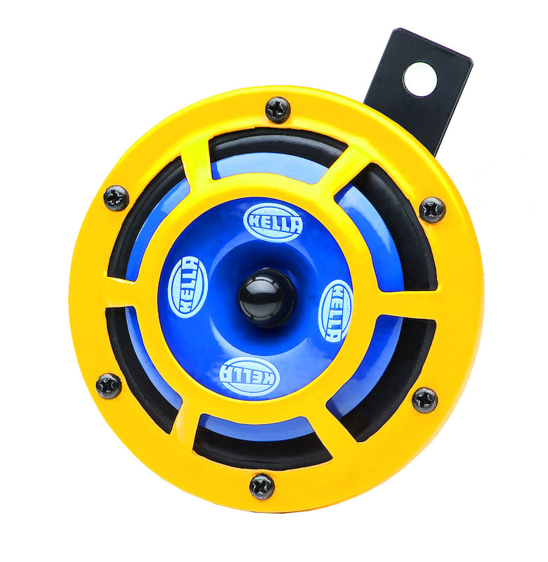 Hella Sharptone Horn Kit 12V 415/350Hz Yellow (3BB922000731 = H31000001) H31000001 Photo - out of package