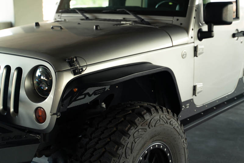 DV8 Offroad 07-18 Jeep Wrangler JK Slim Fender Flares FDJK-07 FDJK-07 Photo - Unmounted