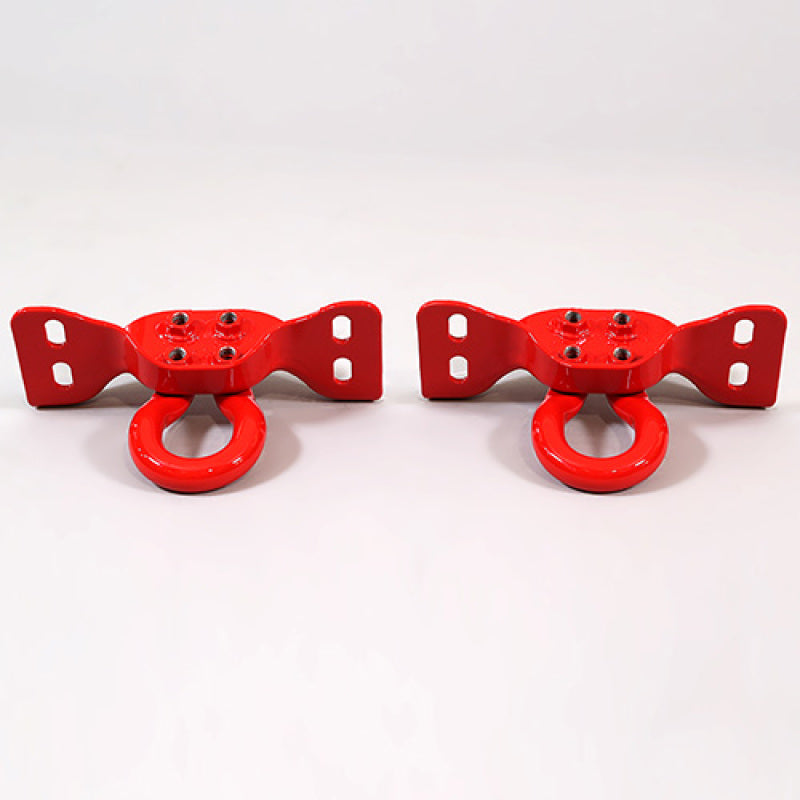 Ford Racing 17-22 Super Duty Tow Hooks - Red (Pair) M-18954-SDR M-18954-SDR User 1