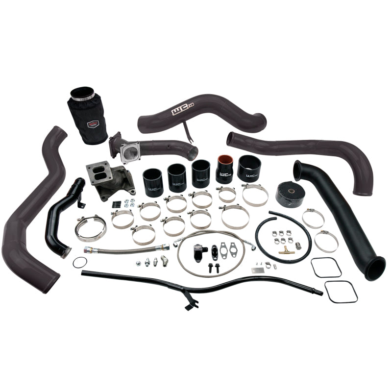 Wehrli 01-04 Chevrolet 6.6L LB7 Duramax S300 Turbo Install Kit (No Turbo) - WCFab Grey WCF100478-GRY WCF100478-GRY Photo - Primary