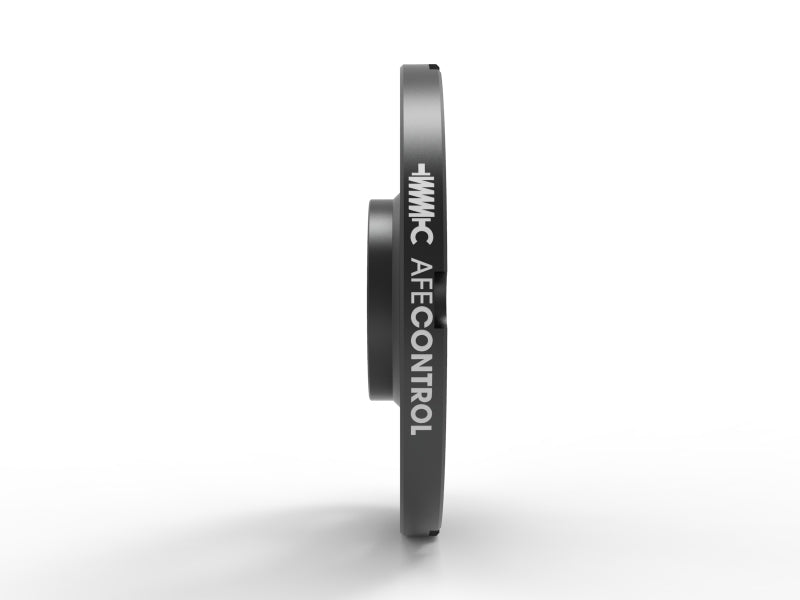 aFe CONTROL Billet Aluminum Wheel Spacers 5x112 CB66.6 12.5mm - Toyota GR Supra/BMW G-Series 610-721001-B 610-721001-B Photo - Close Up