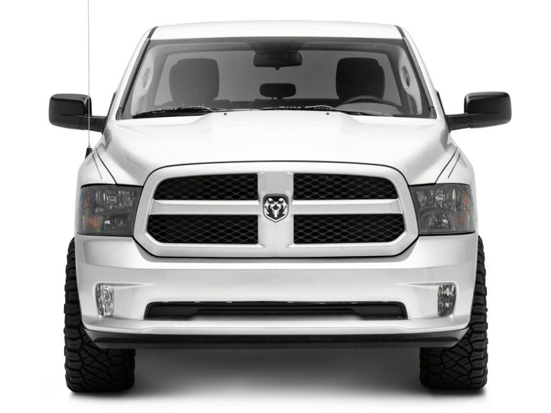 Raxiom 09-18 Dodge RAM 1500 Axial Series Euro Style Headlights w/ Dual Bulb Blk Housing (Clear Lens) R118016 R118016 Photo - Close Up