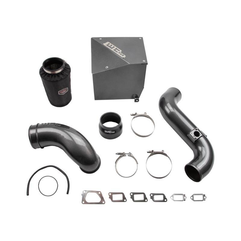 Wehrli 11-16 Chevrolet 6.6L Duramax LML 4in Intake Kit Stage 2 - Gloss White WCF100304-GW WCF100304-GW Photo - Primary