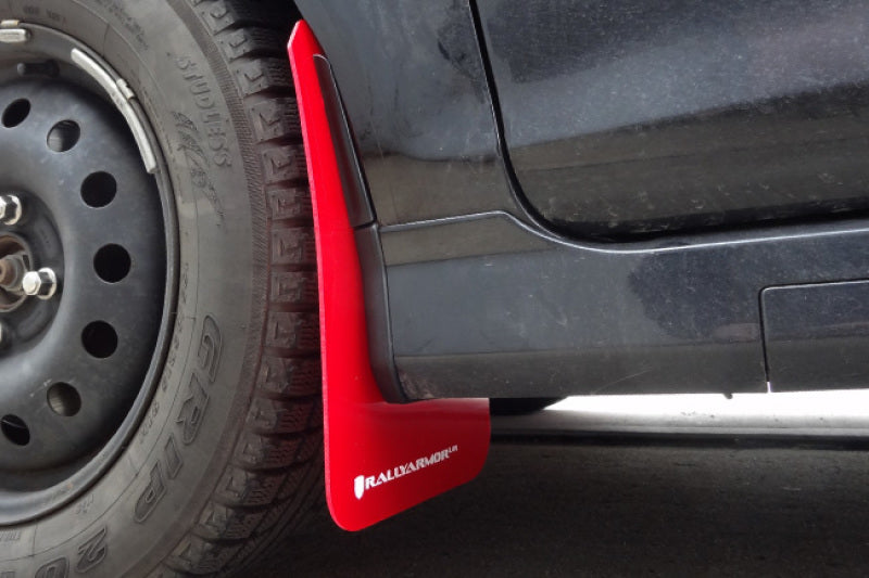 Rally Armor 13+ Ford Fiesta ST Black Mud Flap w/ Red Logo MF29-UR-BLK/RD User 6