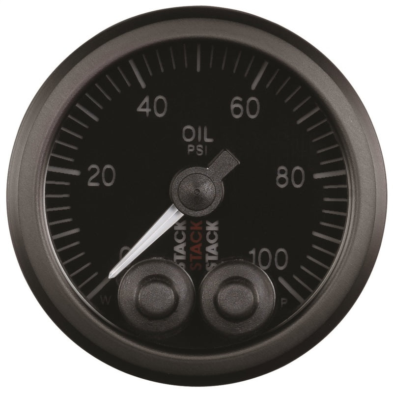 Autometer Gauge OilP Pro-Cntrl 52mm Blk 100psi ST3502 User 2