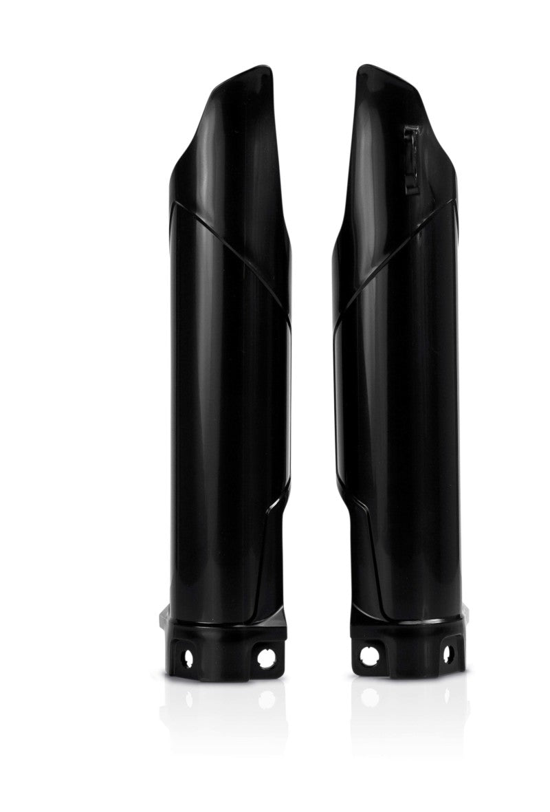Acerbis 14+ Kawasaki KX85/ 14-21 KX100/22-24 KX112 Lower Fork Cover Set - Black 2374060001 2374060001 Photo - Primary