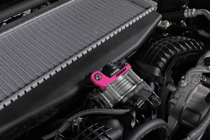 Perrin Performance Perrin 2022+ Subaru WRX/19-23 Ascent/Legacy/Outback Top Mount Intercooler Bracket - Hyper Pink PSP-ITR-331HP PSP-ITR-331HP User 1