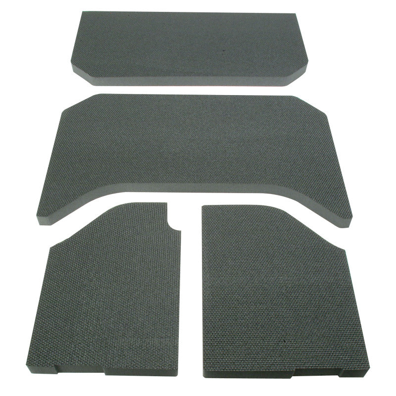 DEI 07-10 Jeep Wrangler JK 4-Door Boom Mat Headliner - 4 Piece - Black 50131 50131 Photo - Primary