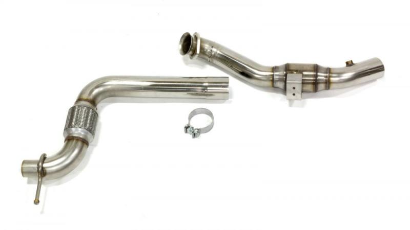 Kooks 15-17 Ford Mustang 2.3L EcoBoost 3in x 2.25in SS GREEN Catted OEM Downpipe 11533310 11533310 Photo - Primary