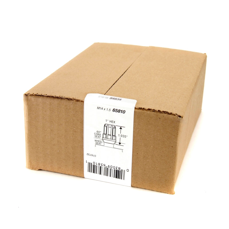 McGard SplineDrive Tuner 8 Lug Install Kit w/Locks & Tool (Cone) M14X1.5 / 1in. Hex - Chrome 65810 65810 Photo - in package