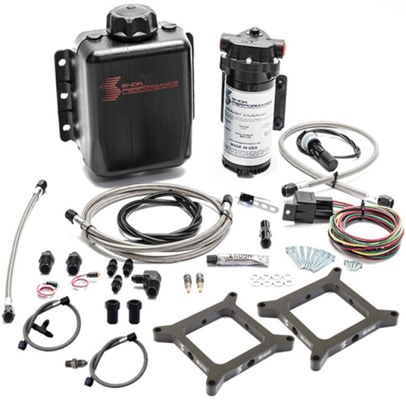 Snow Performance Stage 1 Dual Carb (N/A or Forced Induction) Water Injection Kit w/SS Braided Line SNO-202-BRD SNO-202-BRD Photo - Primary