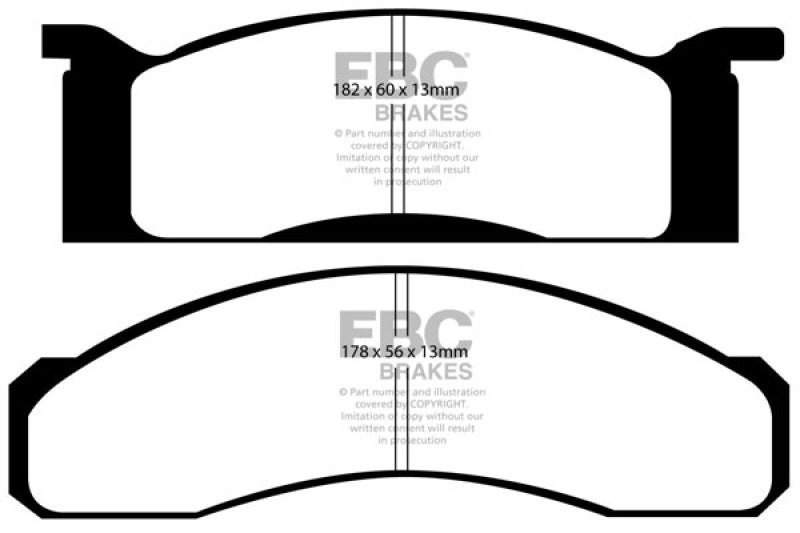 EBC Disc Brake Pad Set DP41158R Photo - Primary