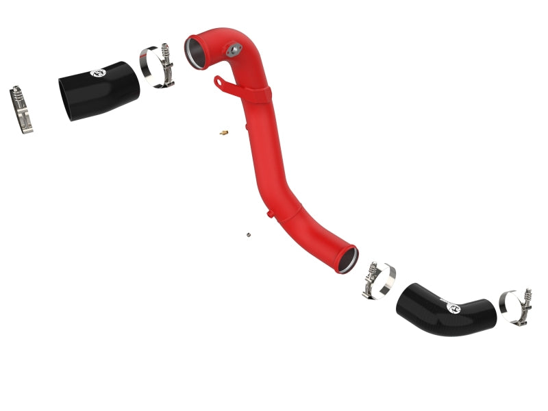 aFe Kia Stinger 18-22 V6-3.3L (tt) BladeRunner Cold Charge Pipe- Red 46-20509-R 46-20509-R Photo - Unmounted