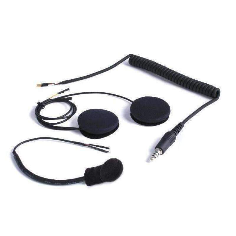 Rugged Radios Peltor 4-Conductor Helmet Kits Mic / 1/8 Ear Bud Jack / Coil Cord / Straight HK-PFC-3.5 HK-PFC-3.5 Photo - Primary