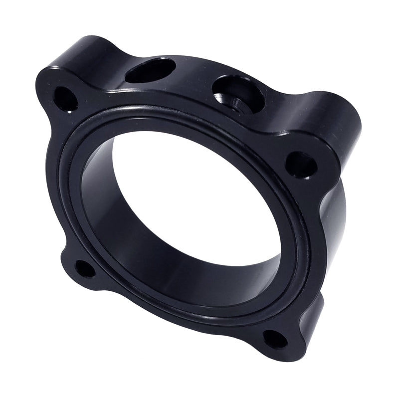 Torque Solution Throttle Body Spacer (Black): Ford Mustang Ecoboost Turbo 2015+ TS-TBS-033 TS-TBS-033 Photo - Primary