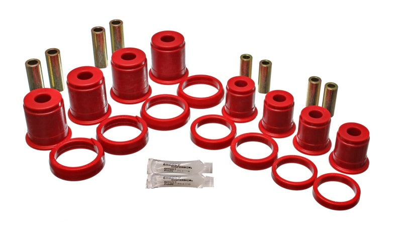 Energy Suspension Control Arm Bushing Set Red Jeep Cherokee Base 1985-1998 2.3101R Photo - Primary