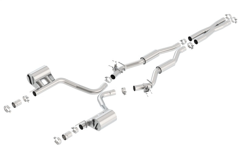 Borla 2015 Dodge Challenger SRT/392 Hemi 6.4L V8 S-TYPE Catback Exhaust w/ Valves Factory Bezel 140640 140640 Photo - Primary