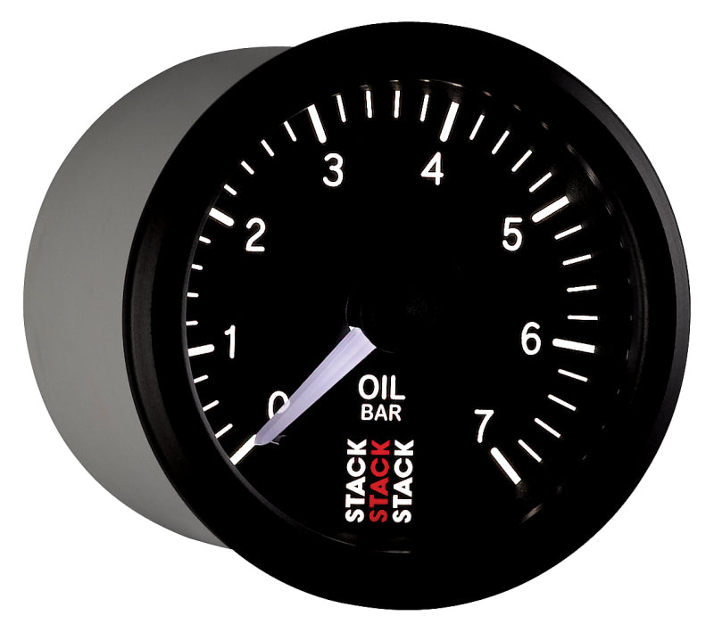Autometer Stack Instruments 52mm 0-7 BAR M10 (M) Mechanical Oil Pressure Gauge - Black ST3101 ST3101 User 6