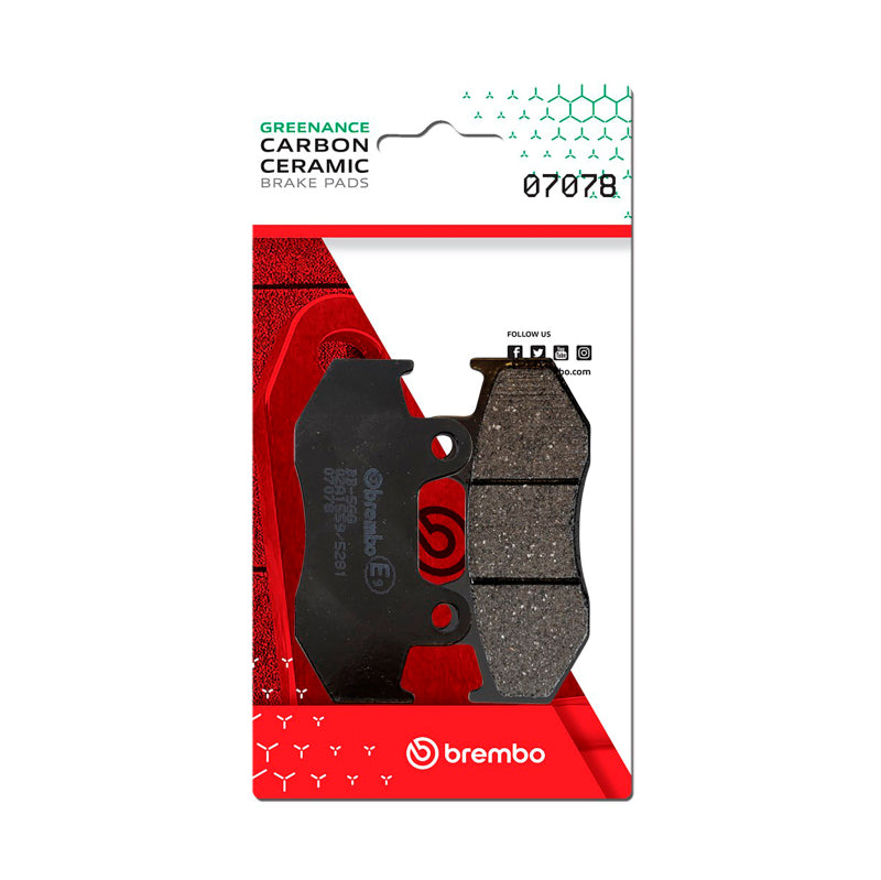 Brembo OE Honda Nes/Honda Lead/Suzuki An Burgman Carbon Ceramic Brake Pad - Front 07078 07078 User 1