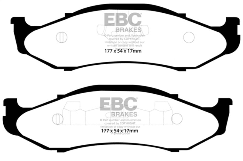 EBC Disc Brake Pad Set DP41255R Photo - Primary