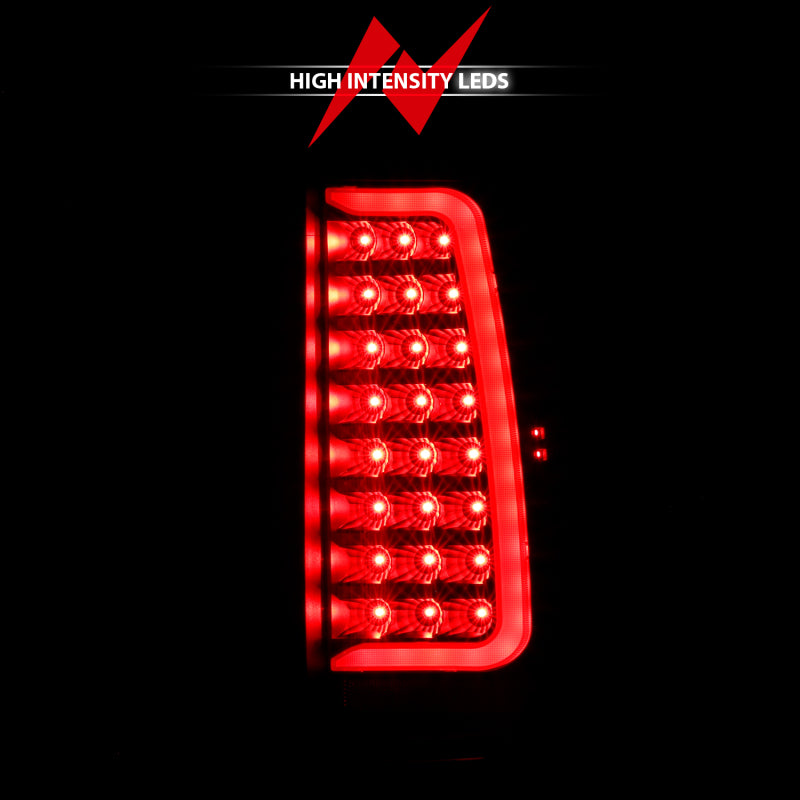 ANZO 2007-2014 Chevy Tahoe LED Taillight Plank Style Black w/Clear Lens 311321 311321 Photo - Unmounted