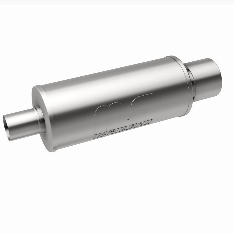 MagnaFlow 6" Round Center/Center Performance Muffler With Tip 14817 360 Degree Image Set