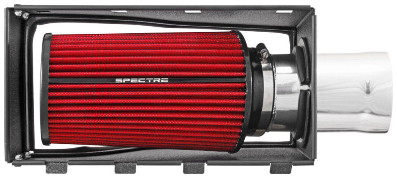 Spectre 11-14 Ford F-Series SD V8-6.7L DSL Air Intake Kit - Polished w/Red Filter 9979 9979 Photo - out of package