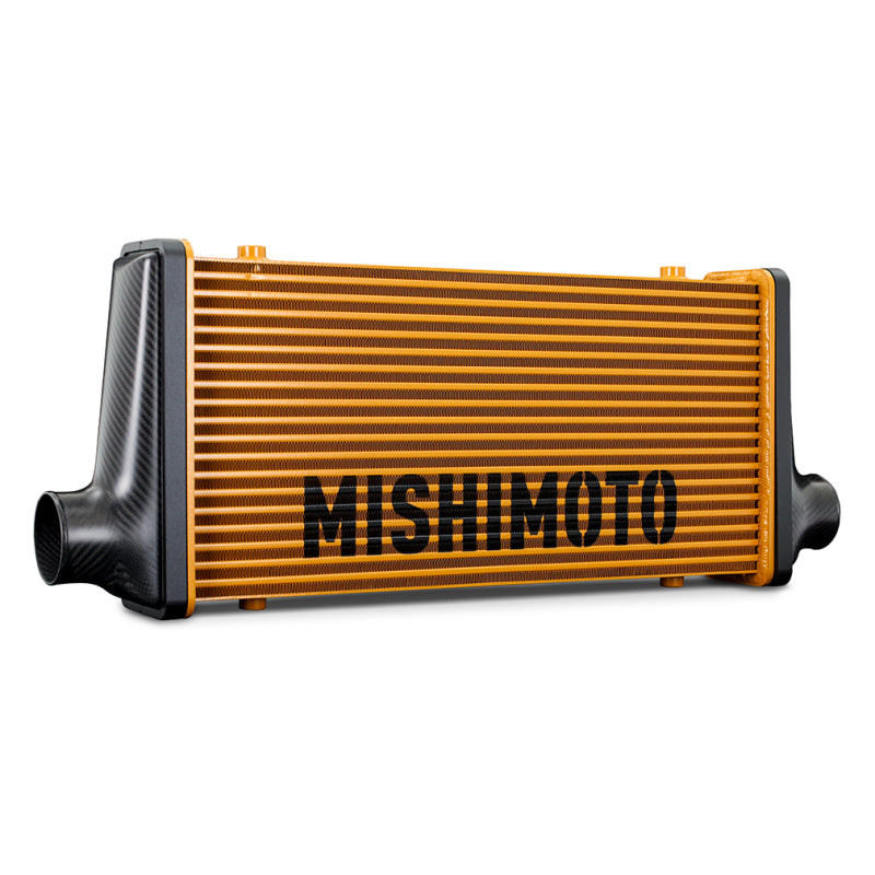 Mishimoto Universal Carbon Fiber Intercooler - Gloss Tanks - 450mm Black Core - C-Flow - P V-Band MMINT-UCF-G4B-C-P MMINT-UCF-G4B-C-P User 1