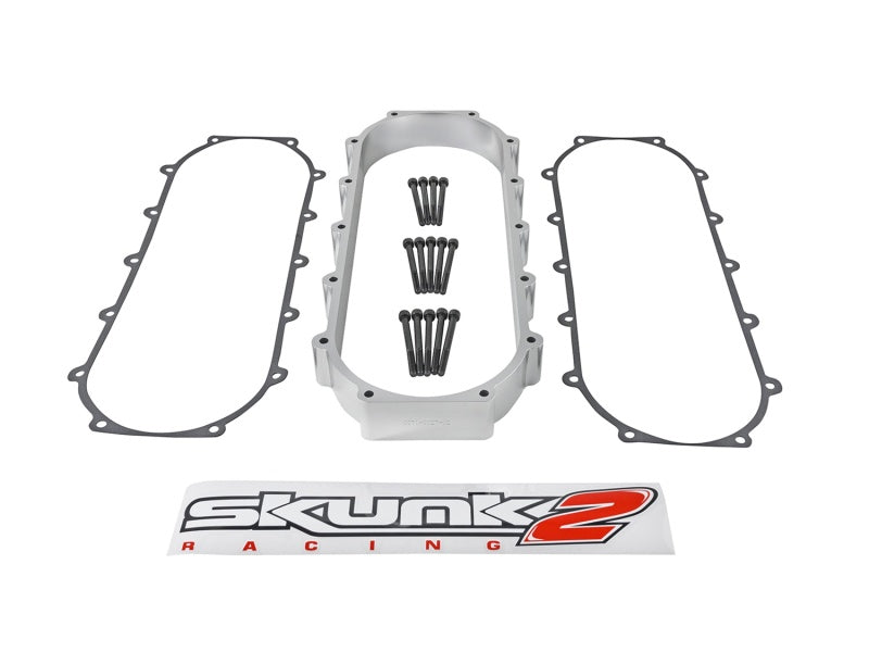 Skunk2 Ultra Series Honda/Acura Silver "RACE" Intake Manifold 2 Liter Spacer 907-05-9002 Photo - Unmounted