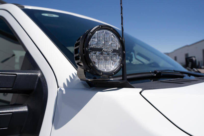 Addictive Desert Designs ADD 21-23 Ford Bronco/Raptor Dual Ditch Light Brackets AC2301801NA AC2301801NA Photo - Mounted