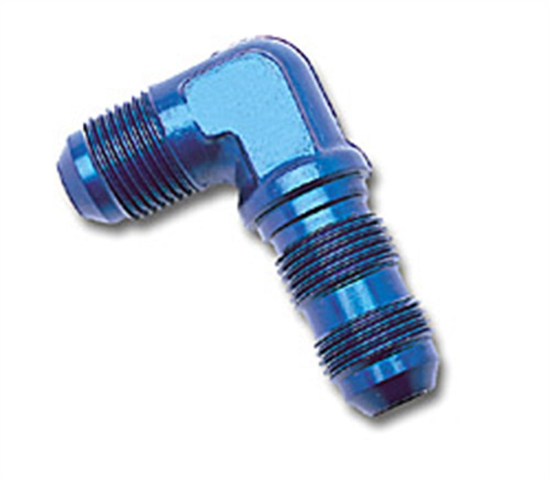 Russell -6 AN 90° Flare Bulkhead Adapter (Blue Finish) 661250 Photo - Primary