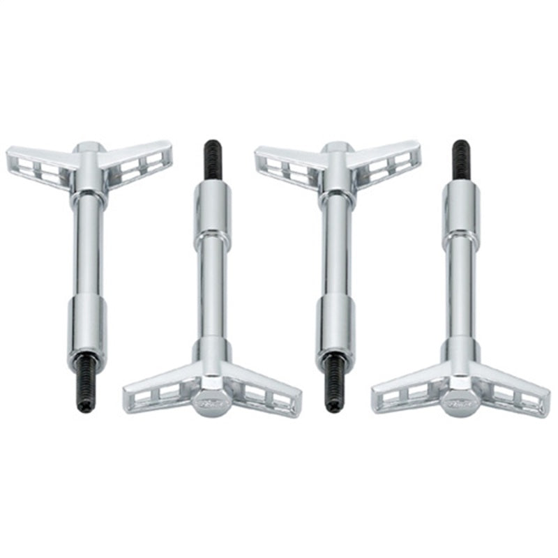 Ford Valve Cove Bolt Kit 4pk Chrome w/Ford Logo FRD302-325 302-325 Photo - Unmounted
