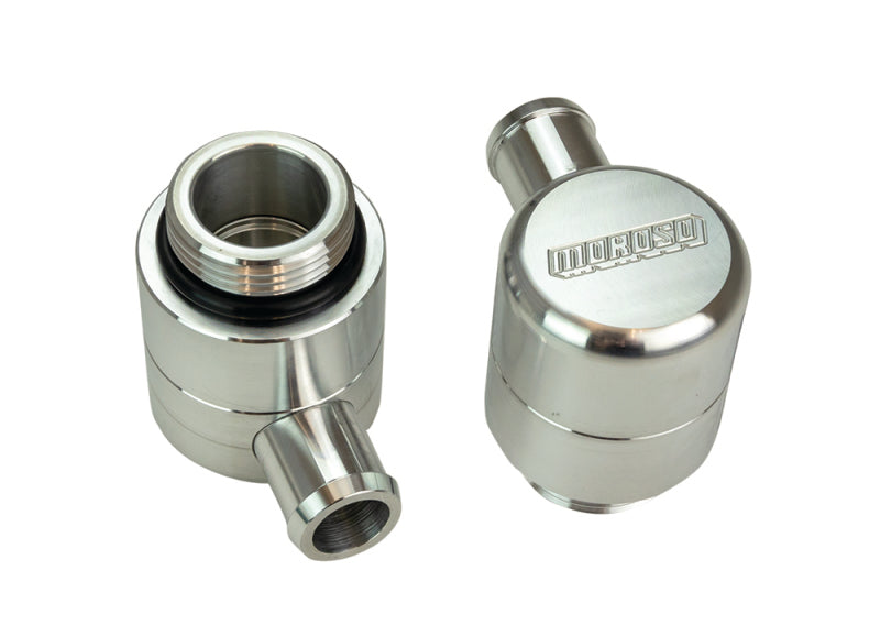 Moroso GM COPO 3/4in Tube Screw-In Valve Cover Breathers (2 Pack) 68868 68868 User 1