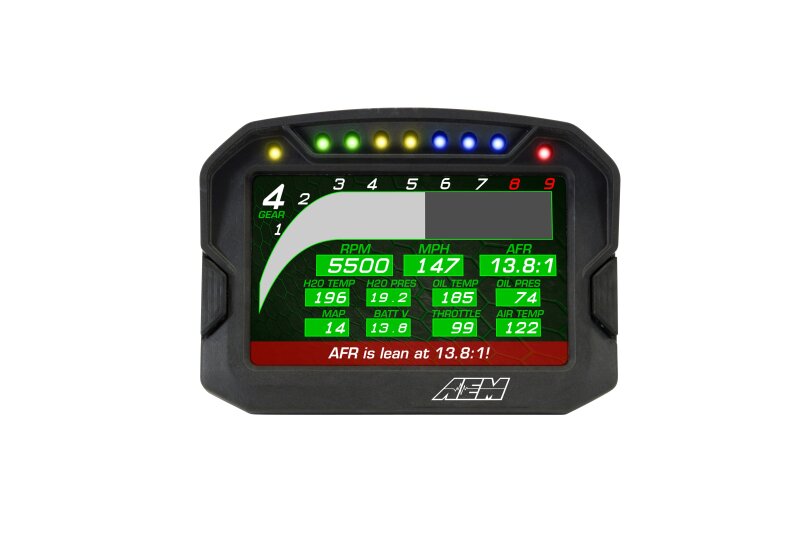 AEM CD-5G Carbon Digital Dash Display w/ Interal 10Hz GPS & Antenna 30-5602 30-5602 Photo - out of package