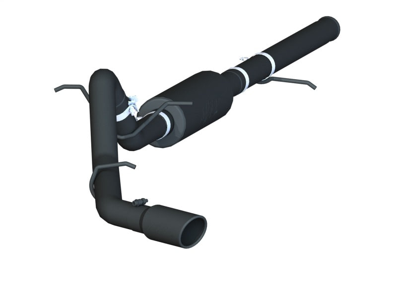 MBRP 14-17 Chevrolet Silverado 1500 4.3/5.3L 3in Cat Back Single Side Exit S5080BLK Photo - Primary